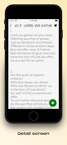Catholic hymns book screenshot 3